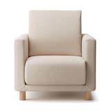 綿ポリエステル変り織ソファ本体１シーターウレタンポケットコイル用カバー／ベージュ