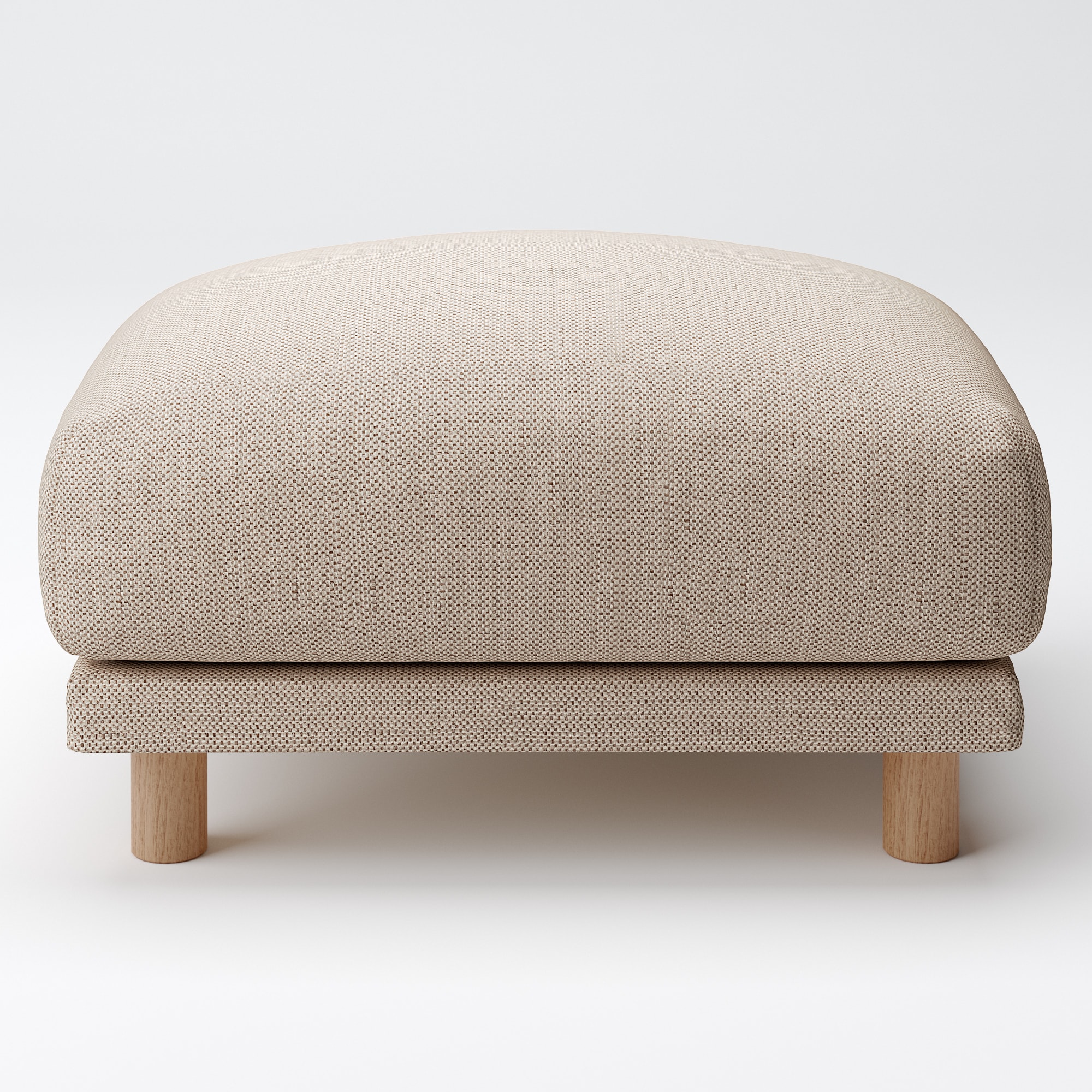 綿ポリエステル変り織ソファ本体オットマンフェザーポケットコイル用