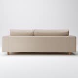 綿ポリエステル変り織ソファ本体３Ｓフェザーポケットコイルカウチタイプ左カバーＢＥ