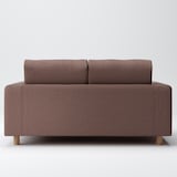 綿ポリエステル変り織ソファ本体２シーターウレタンポケットコイル用カバー／ブラウン