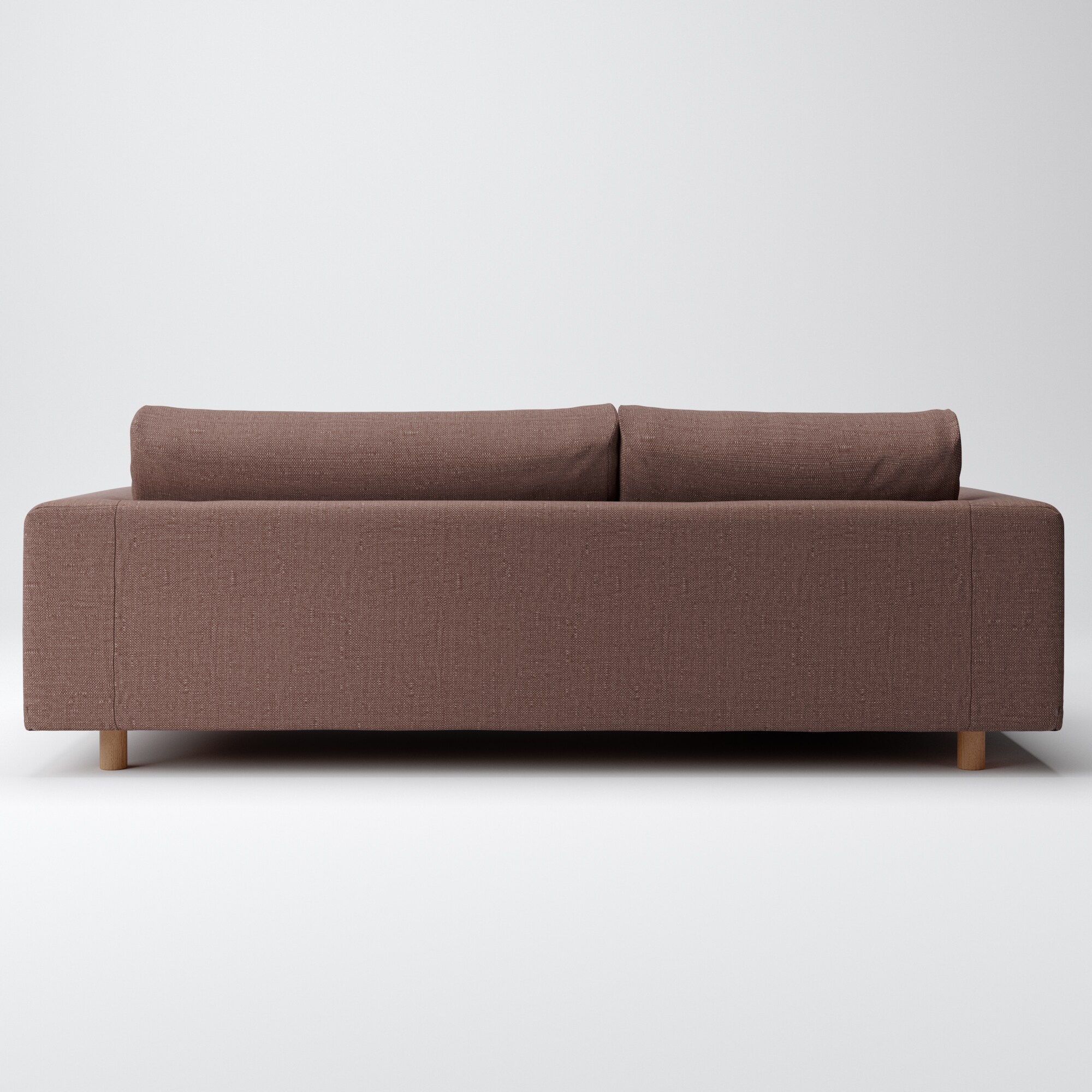 綿ポリエステル変り織ソファ本体3Sフェザーポケットコイルカウチ