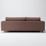 綿ポリエステル変り織ソファ本体３Ｓフェザーポケットコイルカウチタイプ右カバーＢＲ