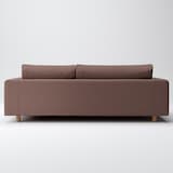 綿ポリエステル変り織ソファ本体３Ｓフェザーポケットコイルカウチタイプ左カバーＢＲ