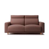 綿ポリエステル変り織ソファ本体２．５ＳフェザーポケットコイルハイバックカバーＢＲ