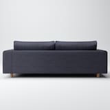 綿デニムソファ本体・３シーター・フェザー・ポケットコイル用カバー／ネイビー