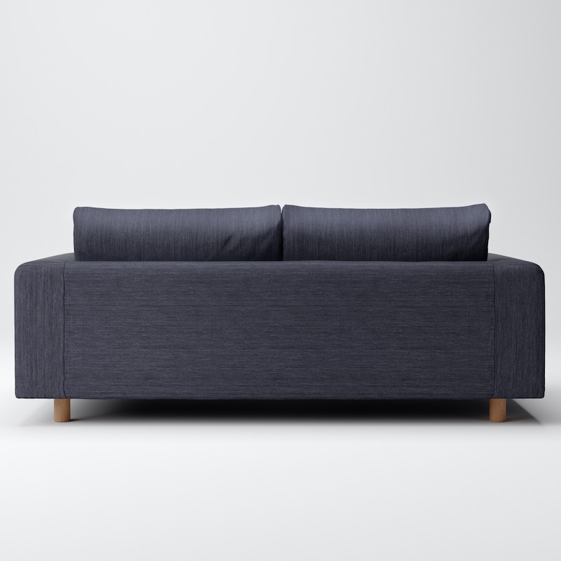 綿デニムソファ本体・2．5シーター・フェザー・ポケットコイル用  