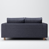 綿デニムソファ本体・２シーター・フェザー・ポケットコイル用カバー／ネイビー