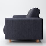 綿デニムソファ本体・２．５シーター・ウレタン・ポケットコイル用カバー／ネイビー