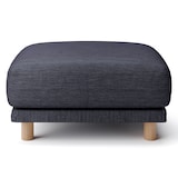 綿デニムソファ本体・オットマン・ウレタン・ポケットコイル用カバー／ネイビー