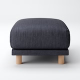 綿デニムソファ本体・オットマン・ウレタン・ポケットコイル用カバー／ネイビー