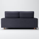 綿デニムソファ本体２．５Ｓフェザーポケットコイルハイバックタイプ用カバーネイビー