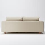 綿シェニールソファ本体２．５シーターフェザーポケットコイル用カバー／ライトグレー