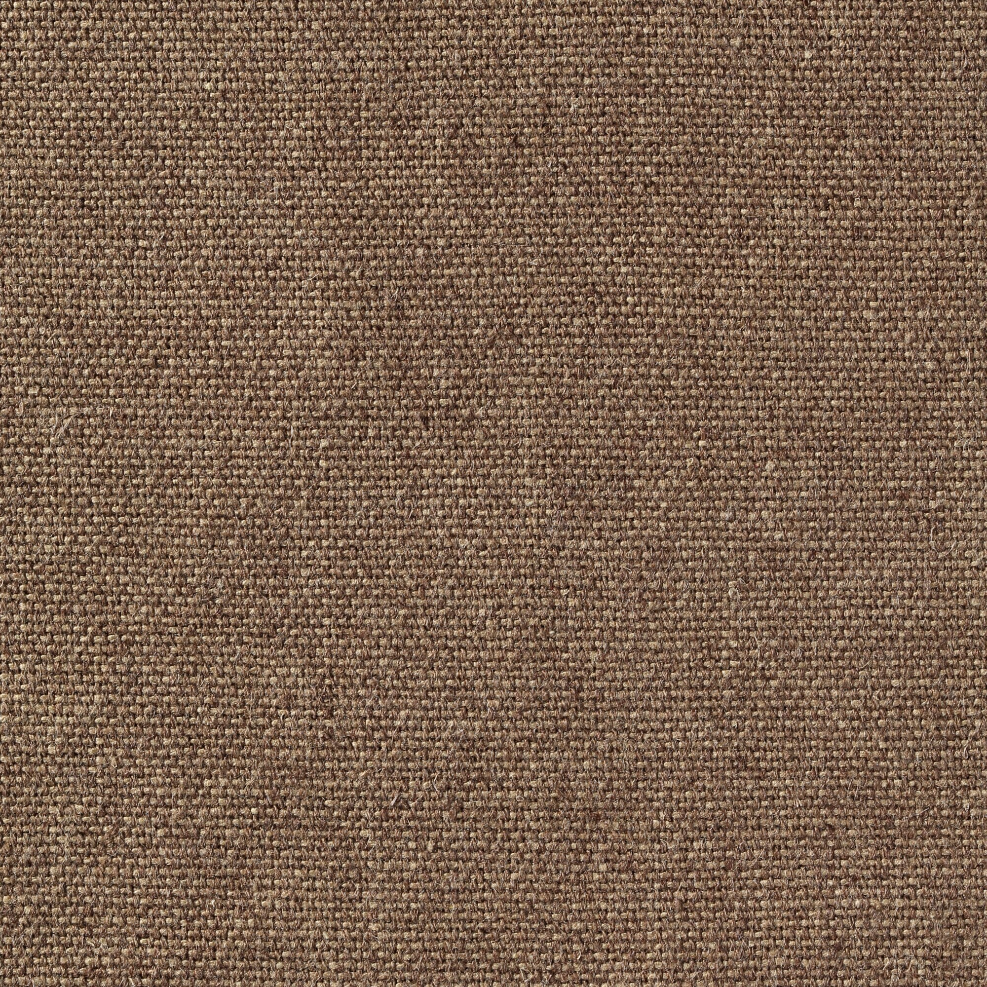 麻綿平織ソファ本体・３シーター・ウレタン・ポケットコイル用カバー／ブラウン