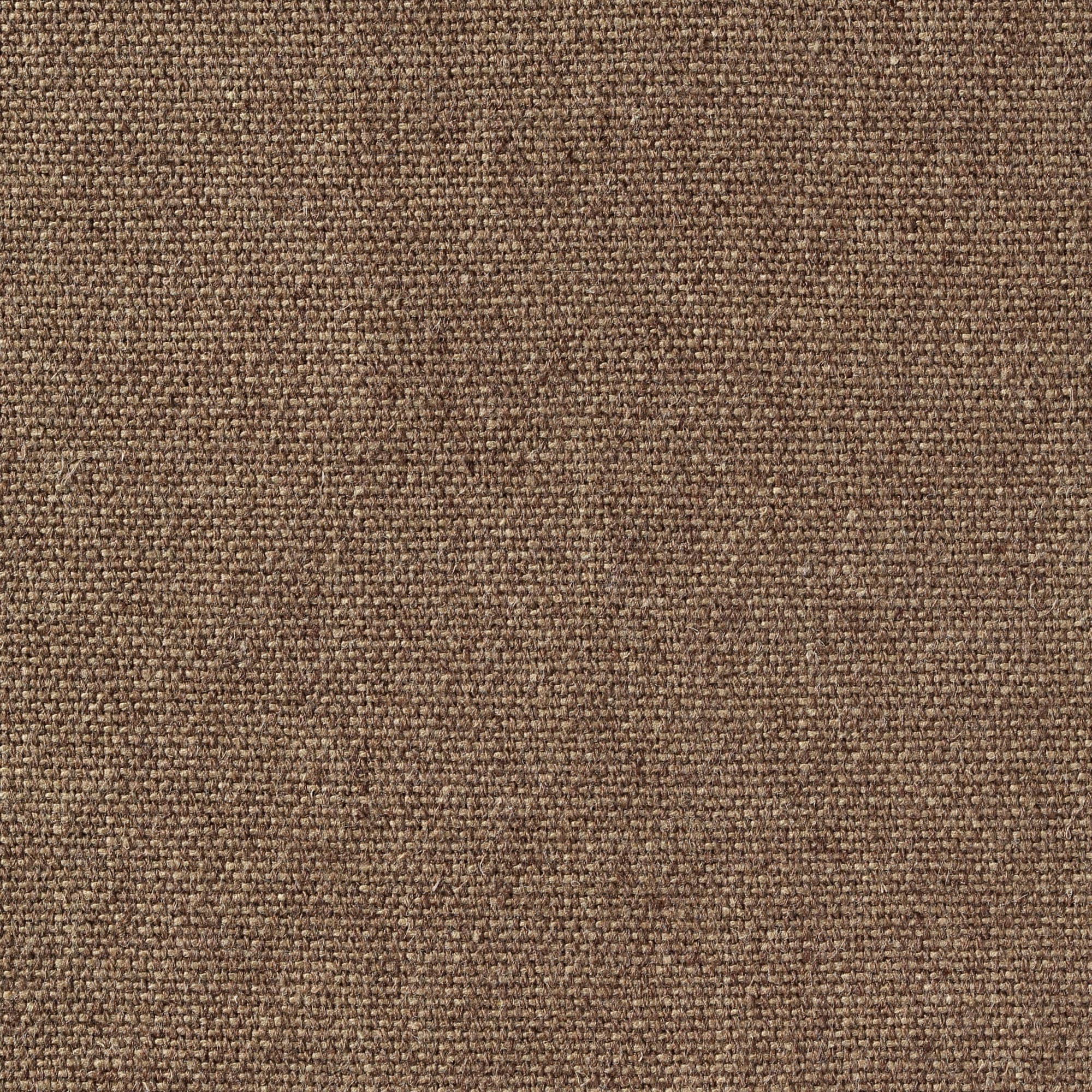 麻綿平織ソファ本体３シーターフェザーポケットコイルカウチタイプ左用カバーブラウン