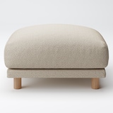 綿太番手ソファ本体オットマン・フェザー・ポケットコイル用カバー／ベージュ