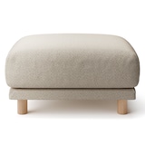 綿太番手ソファ本体オットマン・ウレタンポケットコイル用カバー／ベージュ