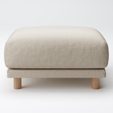 綿太番手ソファ本体オットマン・ウレタンポケットコイル用カバー／ベージュ