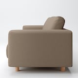 綿太番手ソファ本体・３シーター・フェザー・ポケットコイル用カバー／ＢＲ