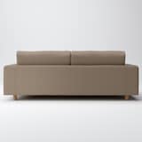 綿太番手ソファ本体・３シーター・ウレタンポケットコイル用カバー／ブラウン