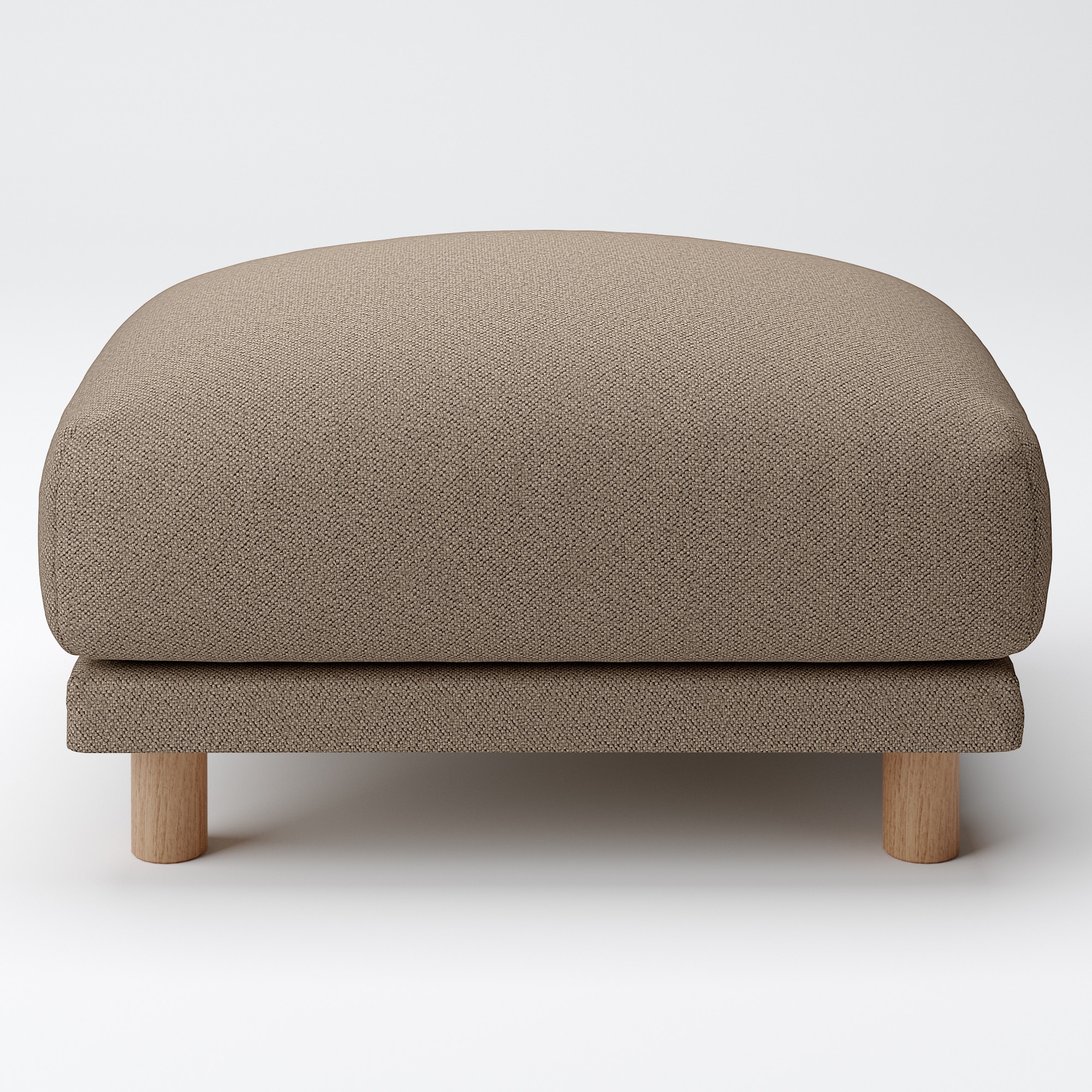 無印良品　ブラウン　レザー　オットマン MUJI (無印良品) - NKM様専用 高級素材無印20万本牛革張りフェザー3人