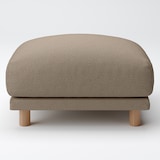 綿太番手ソファ本体オットマン・フェザー・ポケットコイル用カバー／ブラウン