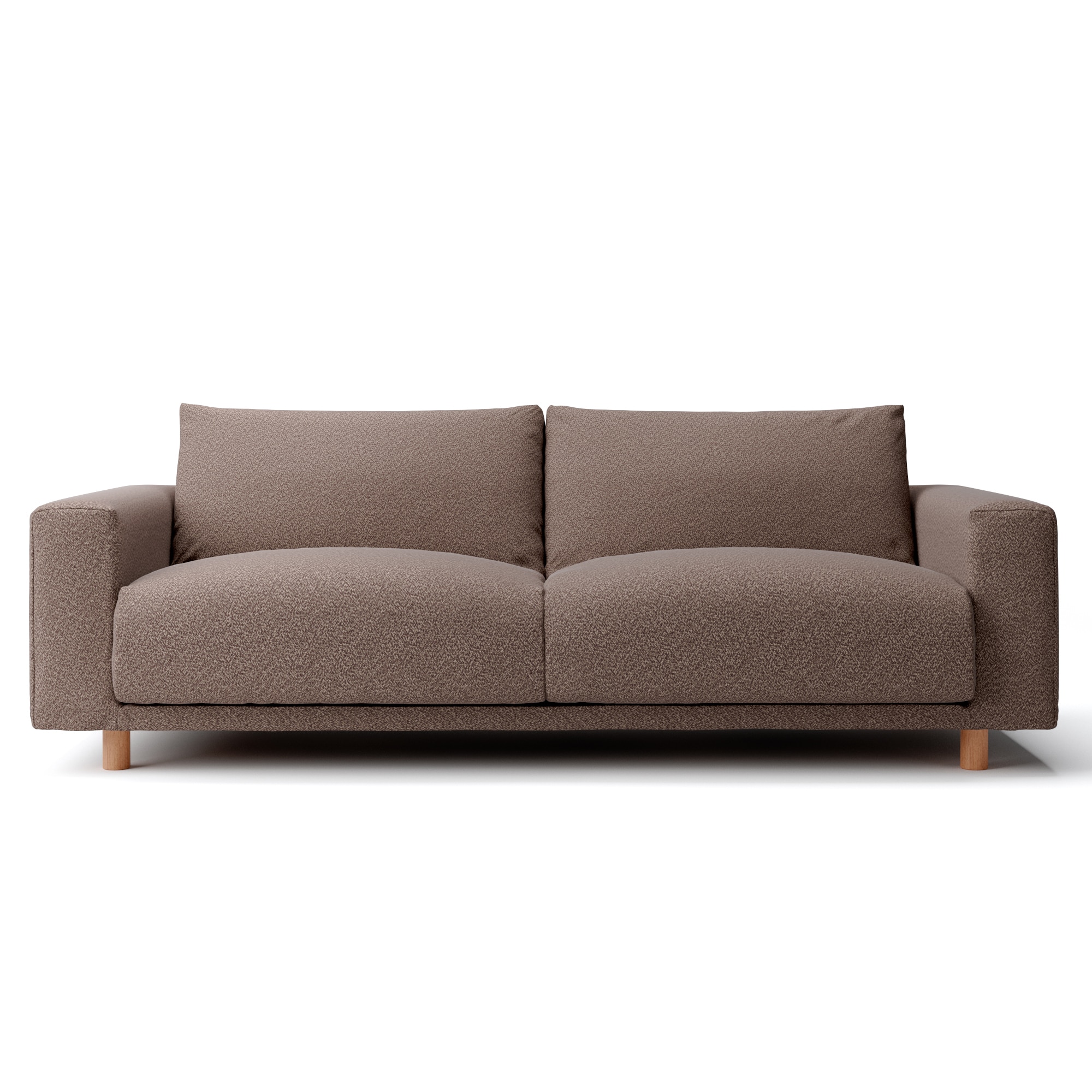 無印良品/MUJI 3シーターフェザーポケットコイル デニムカバー 外せるカバー 洗濯可能 中古家具