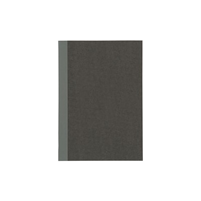 【Ａ５】ノート・５ｍｍ方眼　ダークグレー・３０枚・糸綴じ