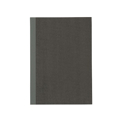 【Ｂ５】ノート・５ｍｍ方眼　ダークグレー・３０枚・糸綴じ