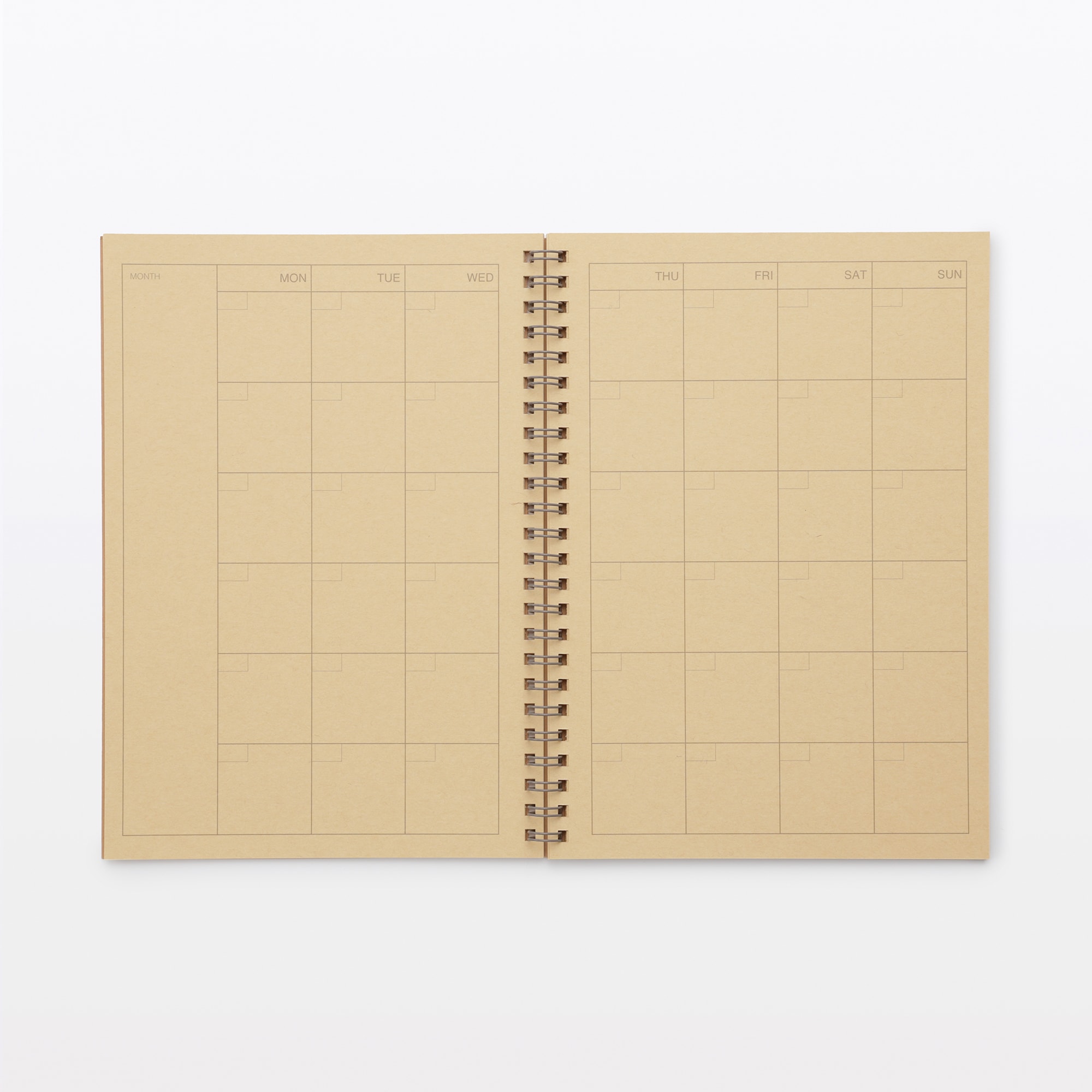 クラフトデスクノート（スケジュール）・マンスリー | 無印良品