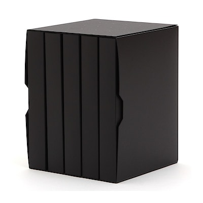 ポリプロピレン端材を活用したアルバム・２段　黒・Ｌ判・１３６枚用×５冊