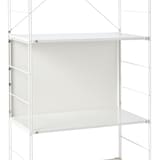 スチールユニットシェルフバックパネル・大・ライトグレー