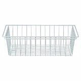 スチールユニットシェルフ・追加用ワイヤーバスケット・ライトグレー