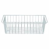 スチールユニットシェルフ・追加用ワイヤーバスケット・ライトグレー