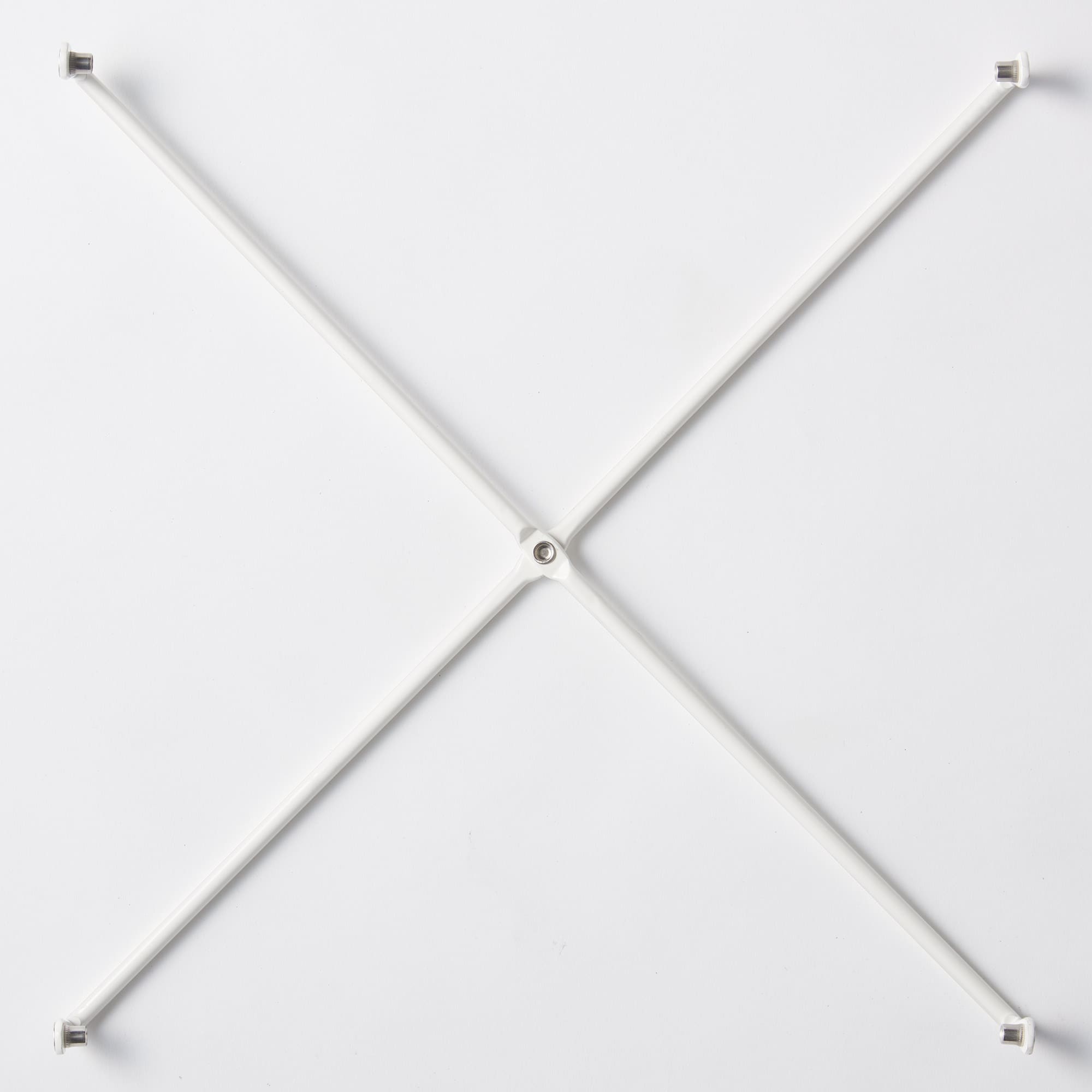 スチールユニットシェルフ用サイドクロスバー・奥行２５ｃｍ用・ライトグレー