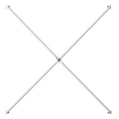 スチールユニットシェルフ用サイドクロスバー・奥行２５ｃｍ用・ライトグレー　２組セット