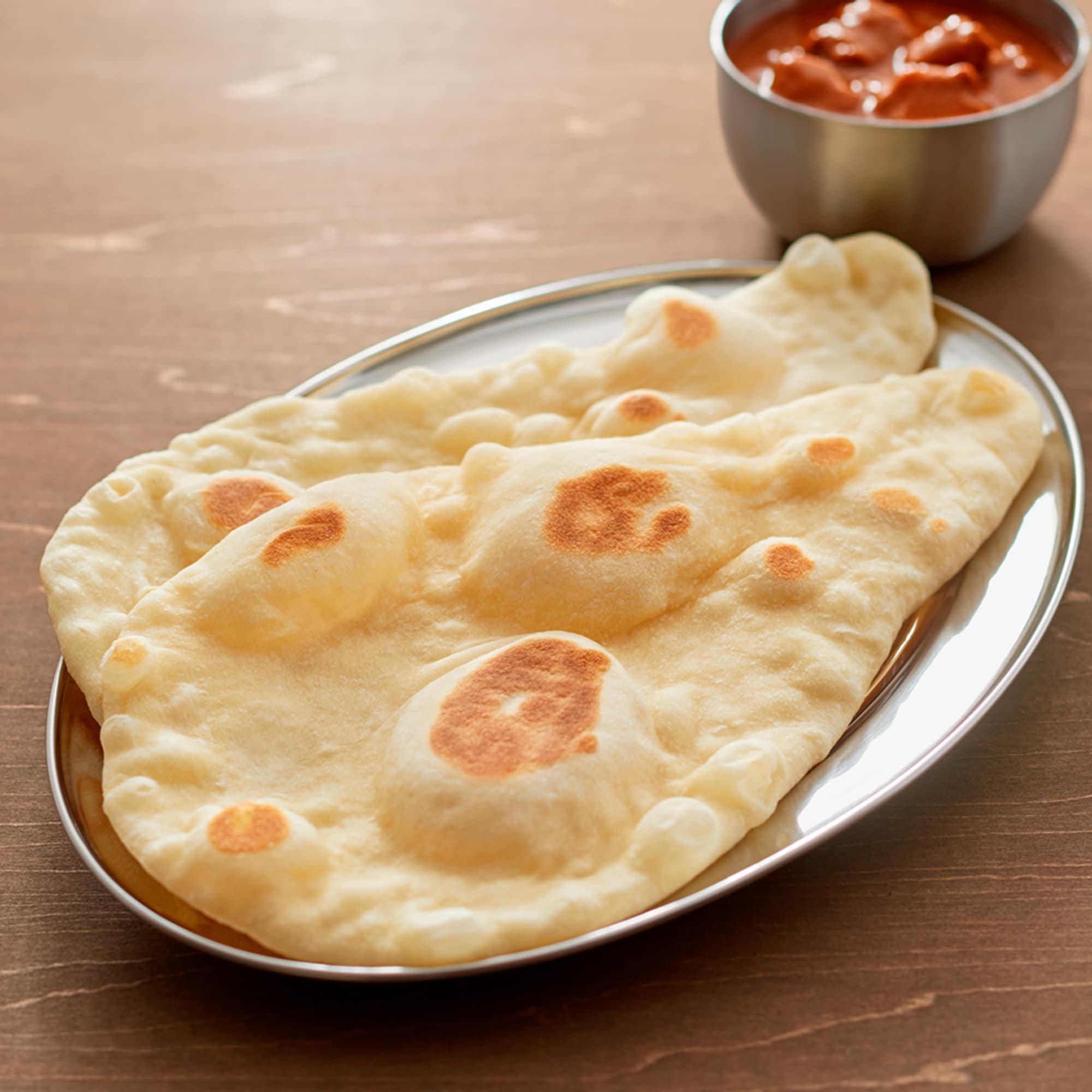 フライパンでつくる　ナン