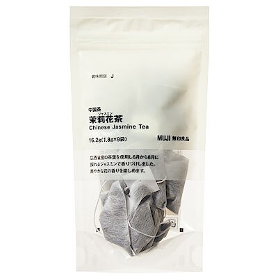 中国茶 茉莉花茶 １６ ２ｇ １ ８ｇ ９袋 通販 無印良品