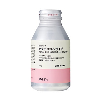 蒟蒻ドリンク　ナタデココ＆ライチ