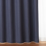 ポリエステルななこ織（防炎・遮光）プレーンシェード用生地／チャコール