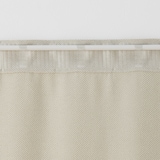 ポリエステルシェニールヘリンボーン（防炎）ノンプリーツカーテン／アイボリー