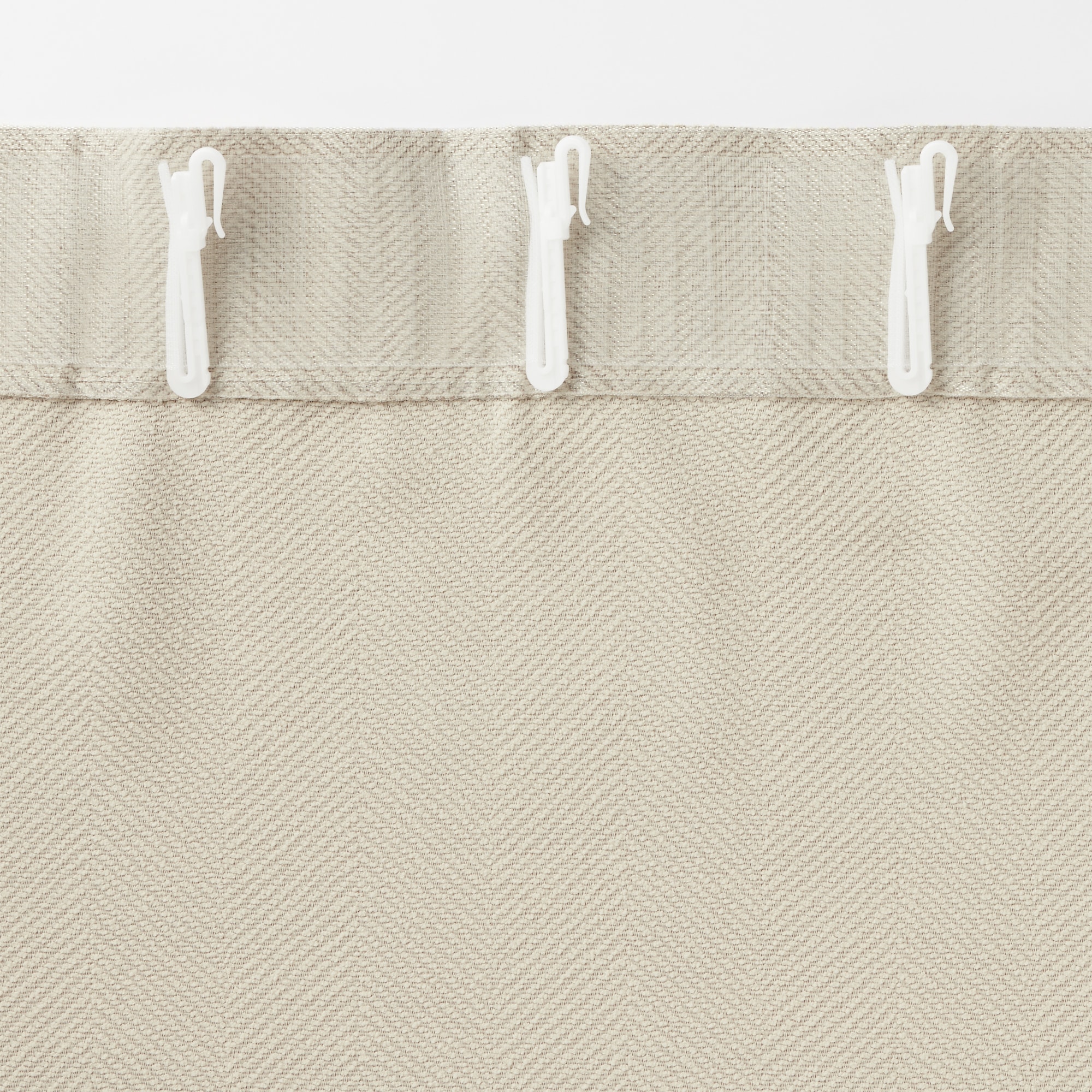 無印良品　ポリエステルシェニールヘリンボーン　ノンプリーツカーテン ポリエステルシェニールヘリンボーン（防炎）ノンプリーツカーテン