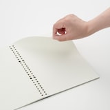 ノート型はがせるルーズリーフ