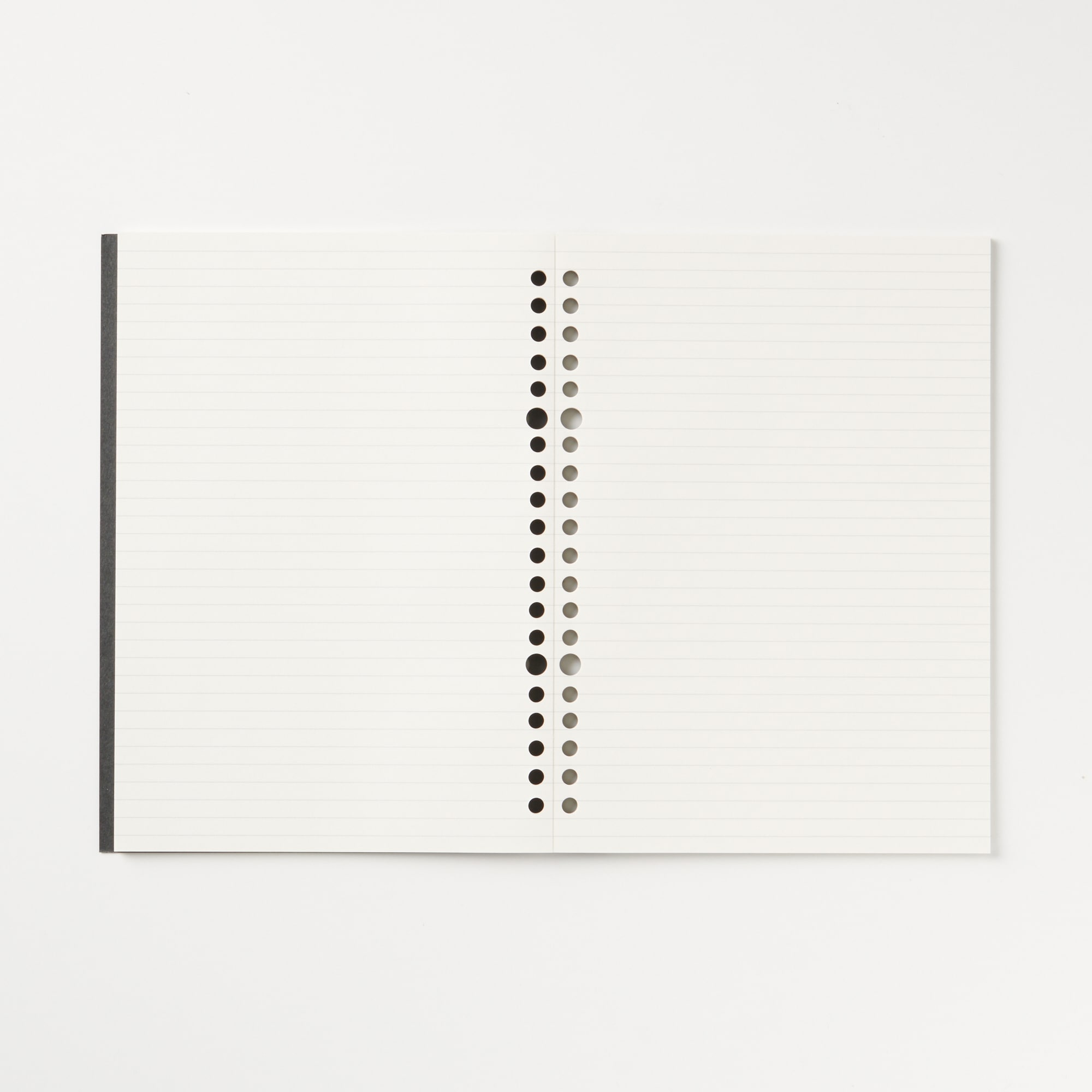 ノート型はがせるルーズリーフ