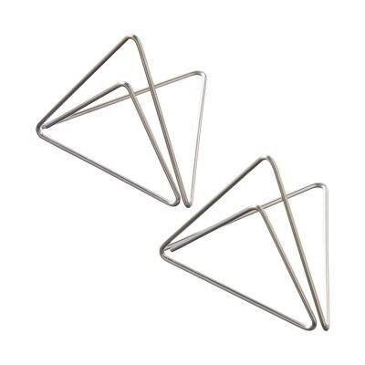ステンレスワイヤー カードスタンド 大 ２個入り 大 ２個 事務小物 通販 無印良品
