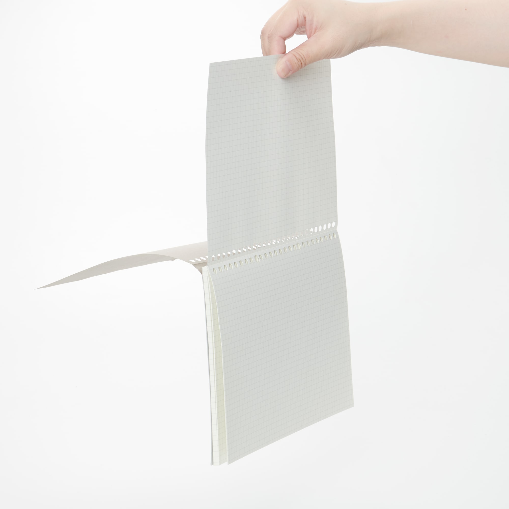 ノート型はがせるルーズリーフ