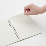 ノート型はがせるルーズリーフ