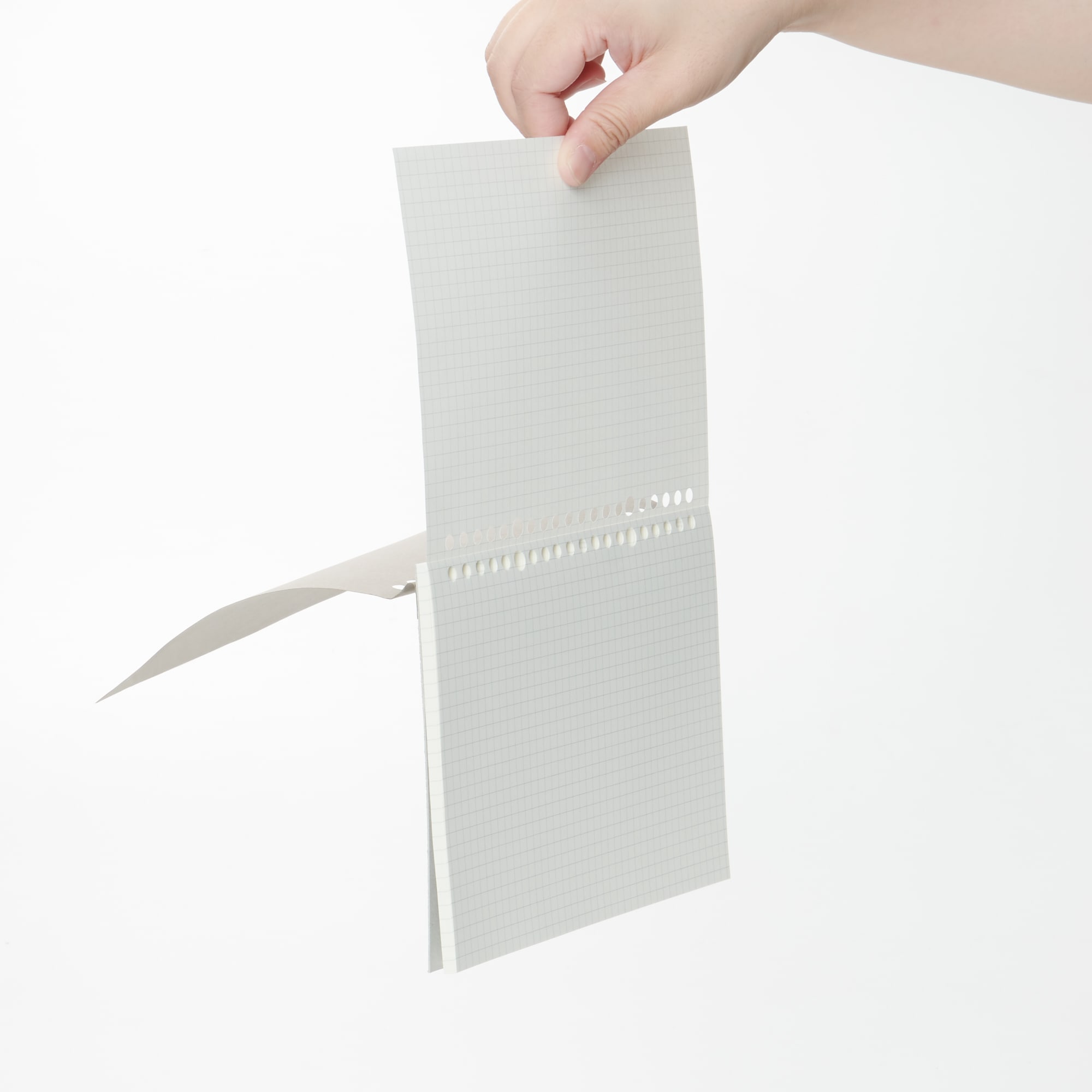 ノート型はがせるルーズリーフ