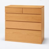 木製チェスト４段・オーク材