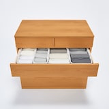 木製チェスト４段・オーク材