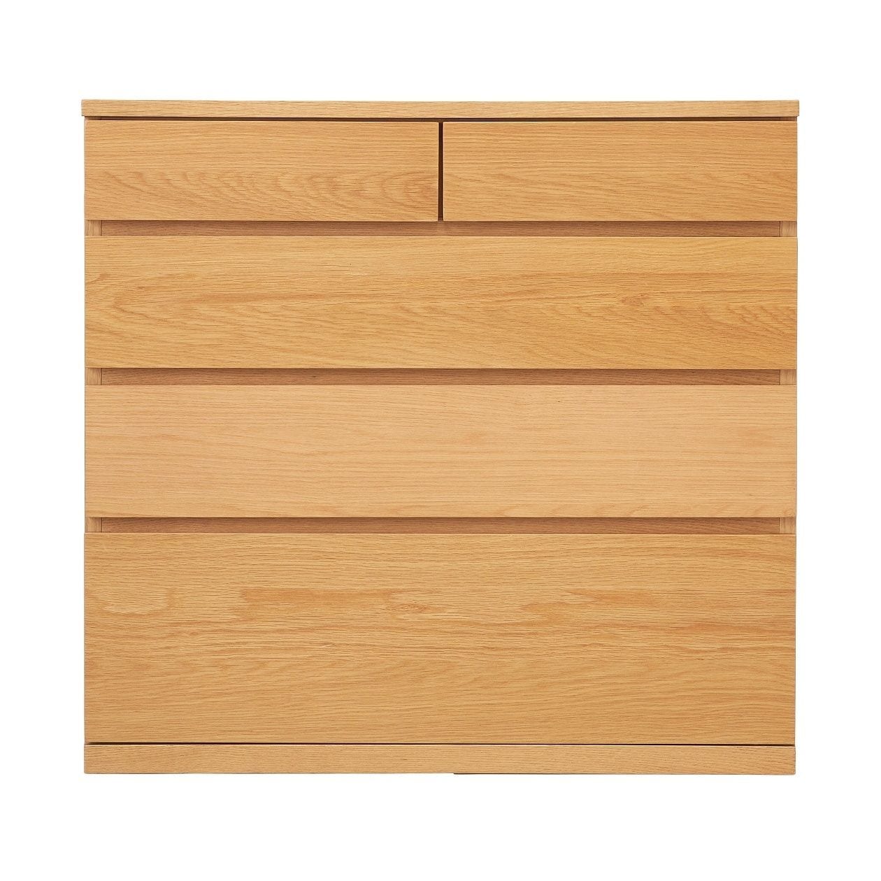 木製チェスト４段・オーク材